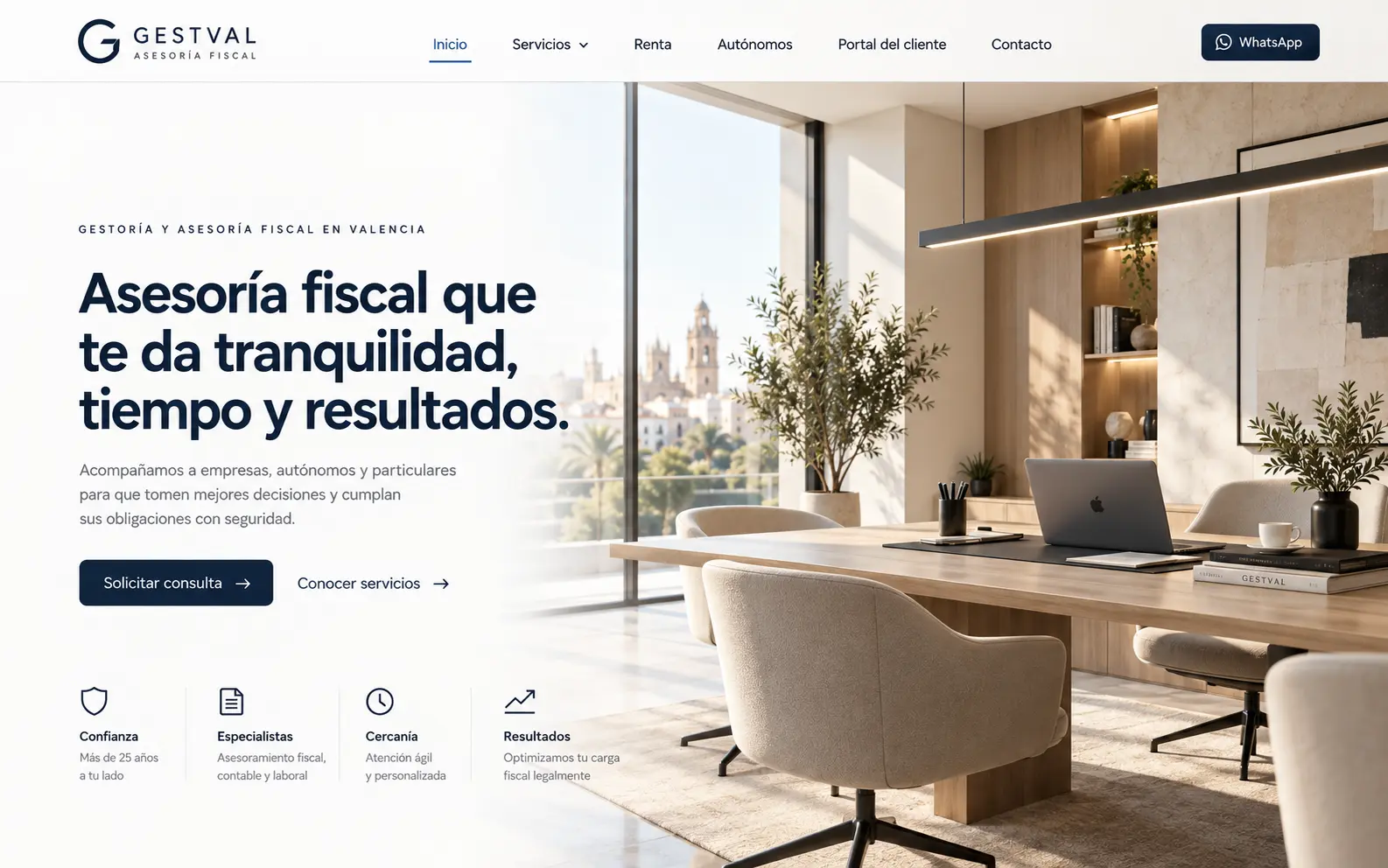 Diseño web para asesoría fiscal y gestoría con enfoque cercano | Jesusmora.es